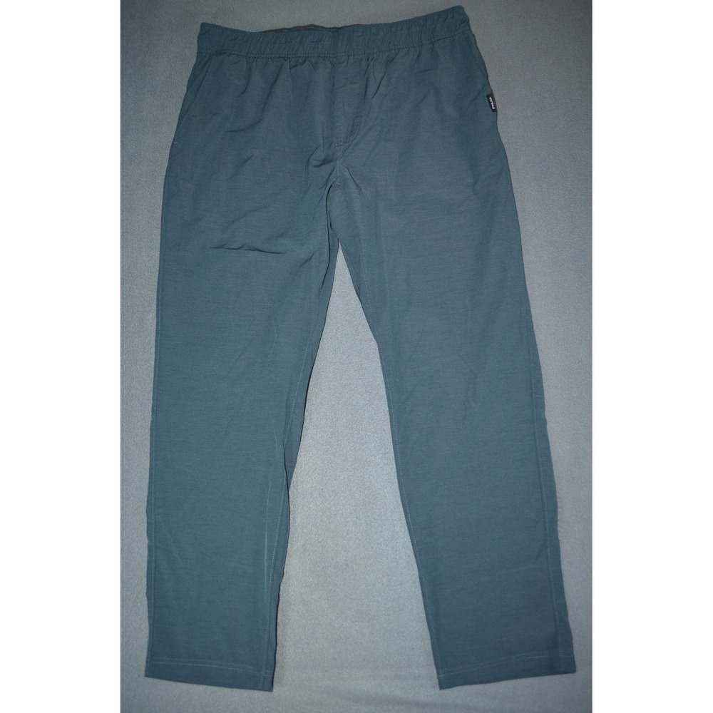 PrAna Slope Tapered Pants Mens XL Hiking Outdoors Stretch Drawstrings Teal